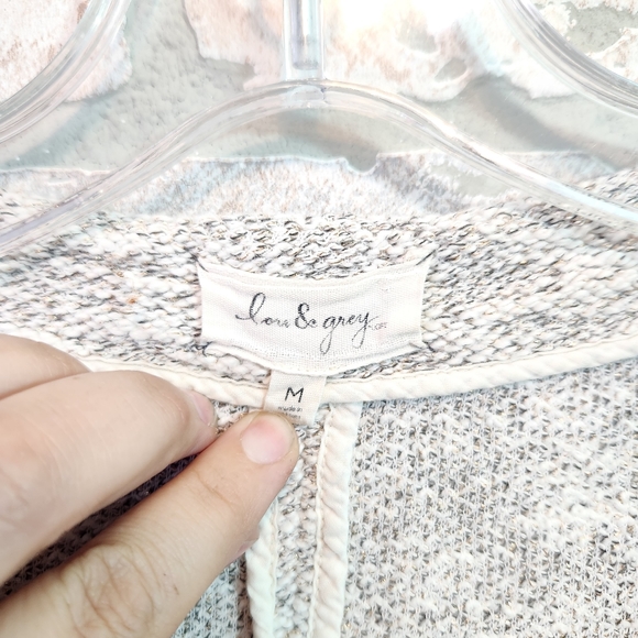 Lou & Grey Womens Micro Woven Shaket Cream + Gold Size M - Picture 2 of 12